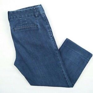 *Dark* Stretch Denim Crops